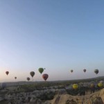 Cappadocia hot air balloons timelapse