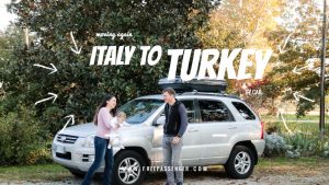 Travel by car italy to turkey